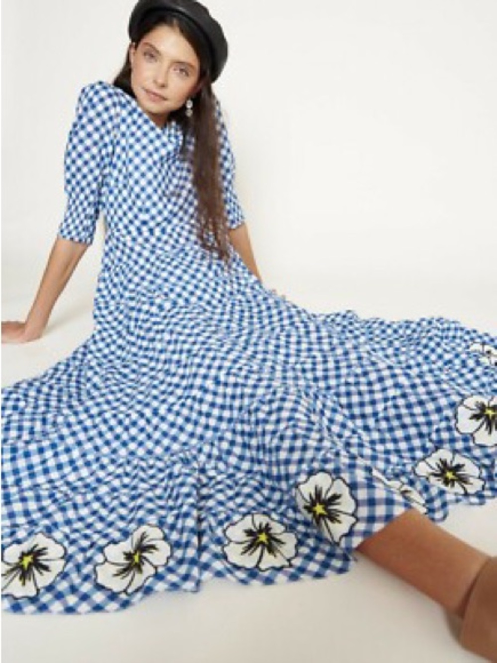 RIXO Kristen Gingham Midaxi
Tiered Dress - Picture 6 of 7